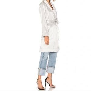 Line and Dot Silver Reue Jacket / Robe Size XS